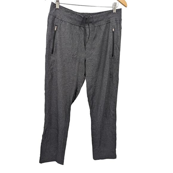 EUC Lululemon Athletica Gray Men's Sweatpants Size L 32Wx32L w Zip-close pockets - Picture 1 of 7